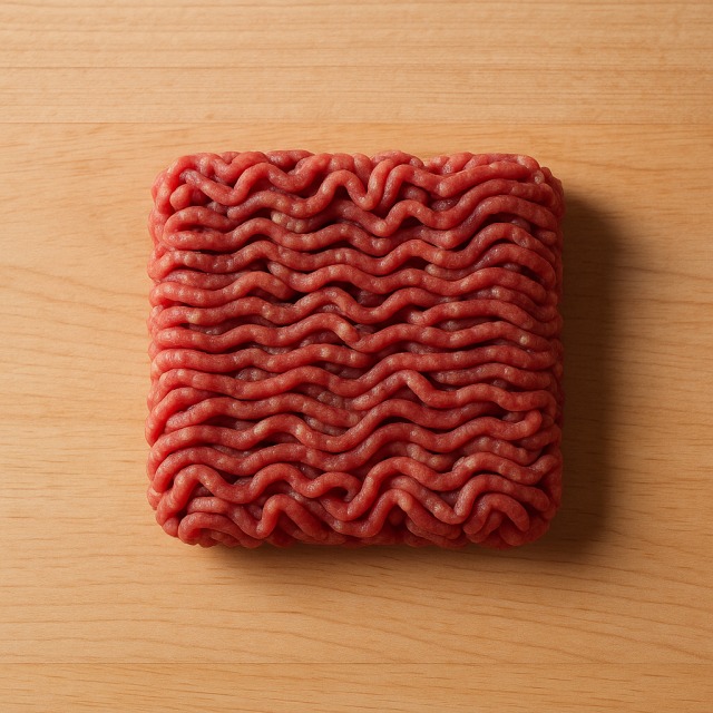 Ground beef patty 15% fat