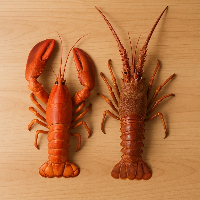 Lobster and spiny lobster