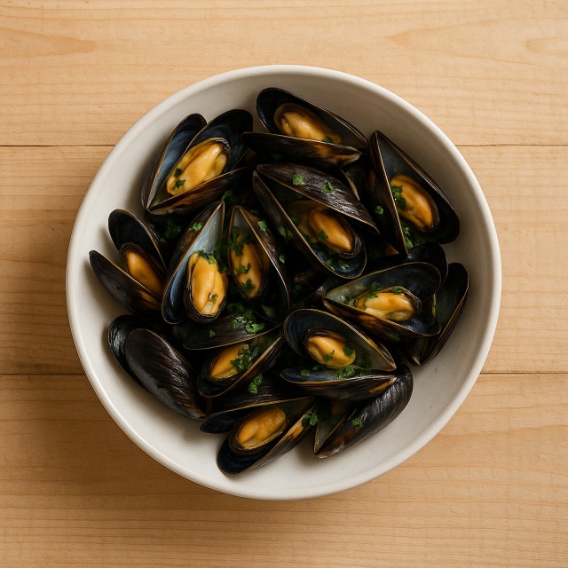 Mussels marinière