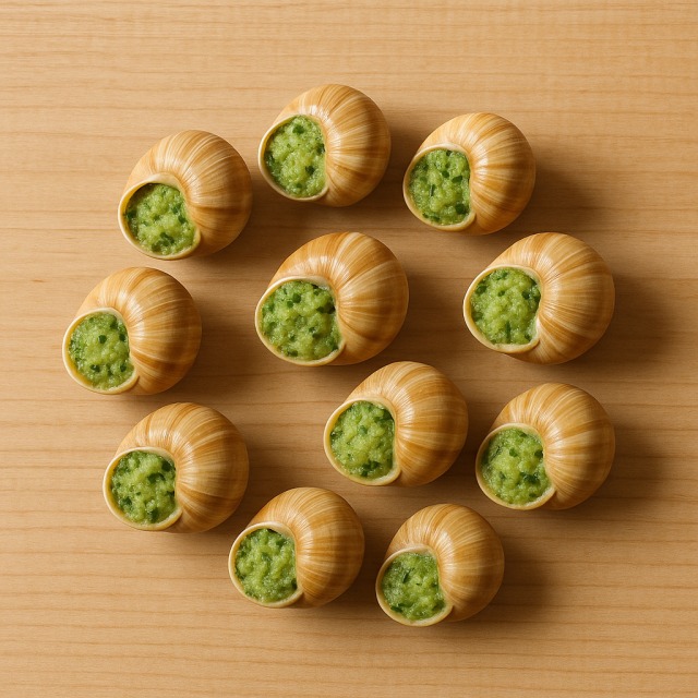 Stuffed snail