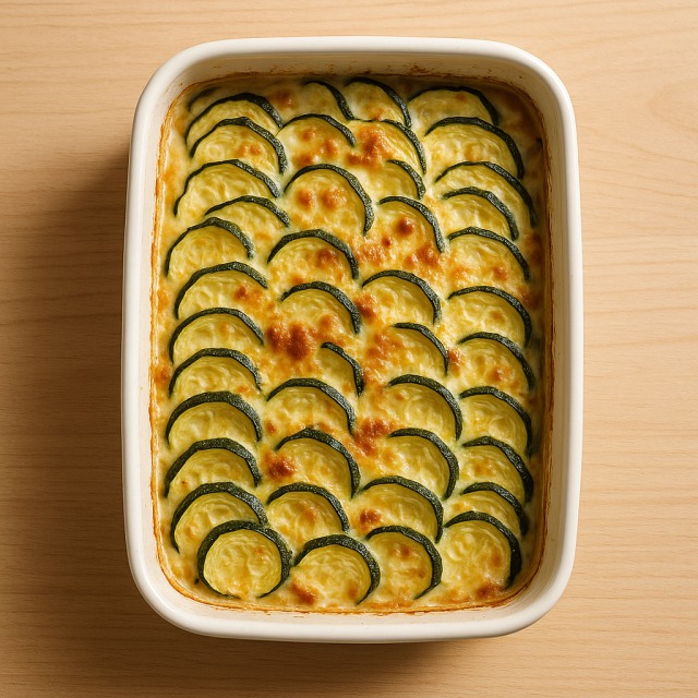 Zucchini gratin